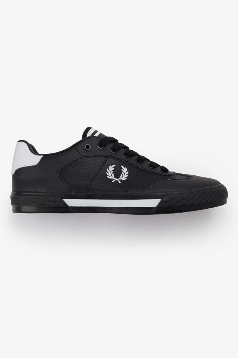 Black Fred Perry Clay Men\'s Shoes | PH 1118HAPK